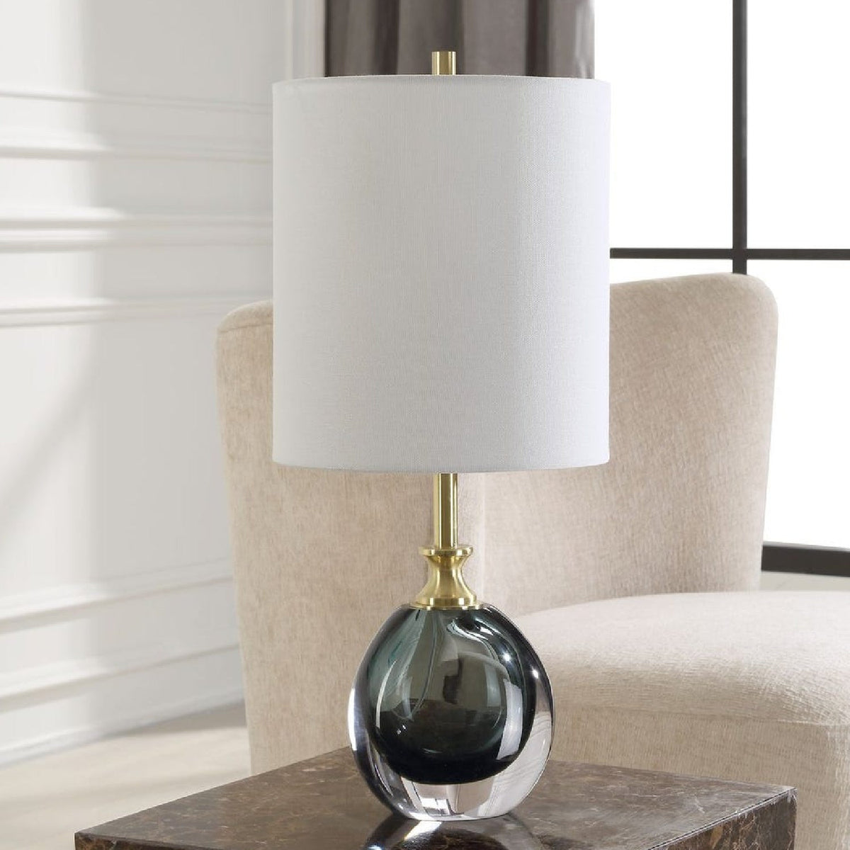 Enigma Glass Buffet Lamp