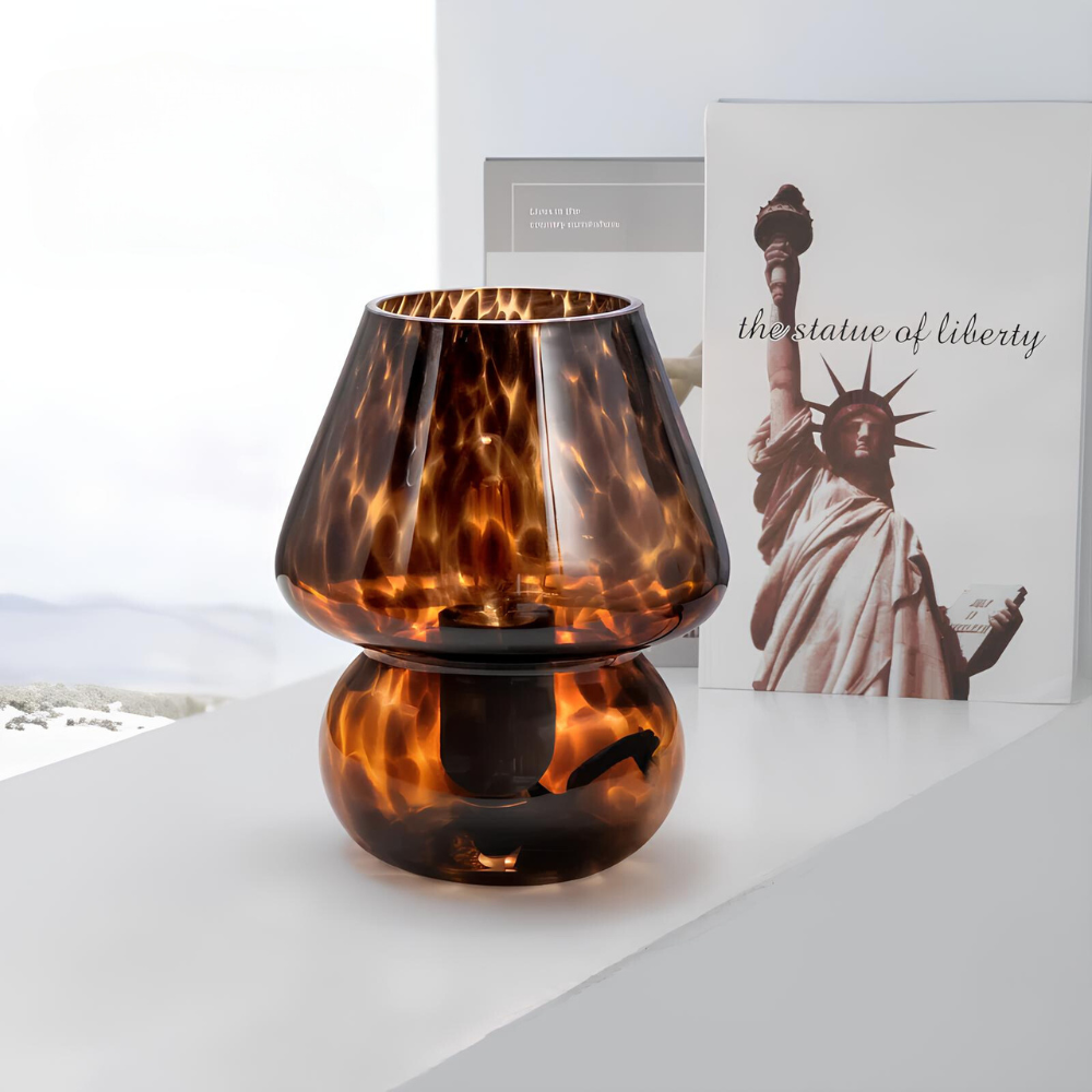Vintage Glass Table Lamp