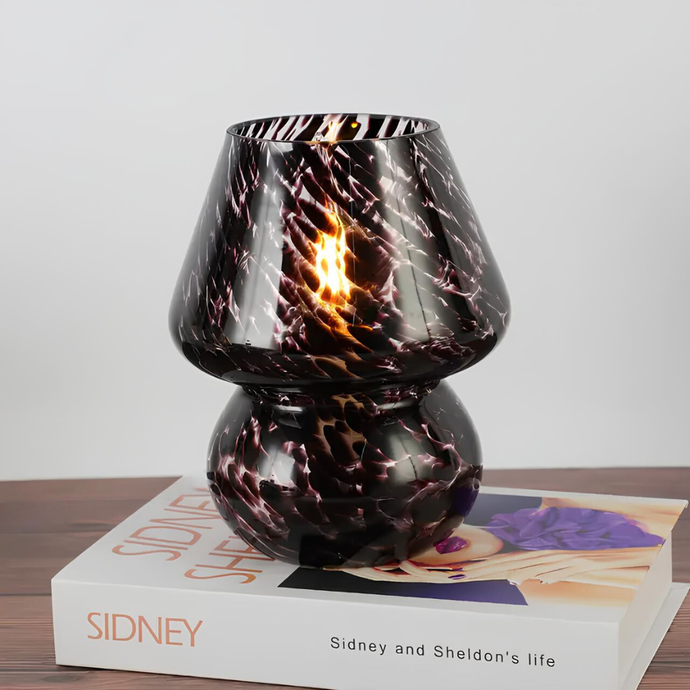 Vintage Glass Table Lamp