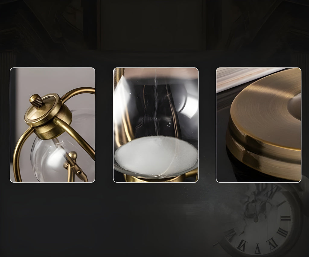 Elegant Hourglass Clock