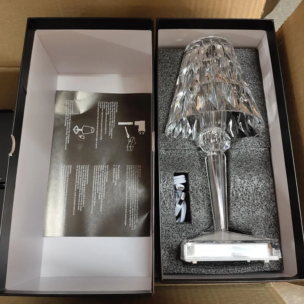 Crystal LED Table Lamp