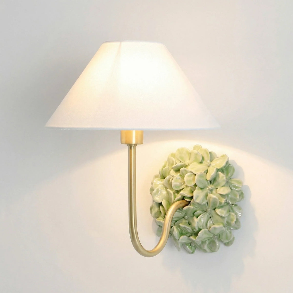 Vanya Floral Resin Wall Sconce