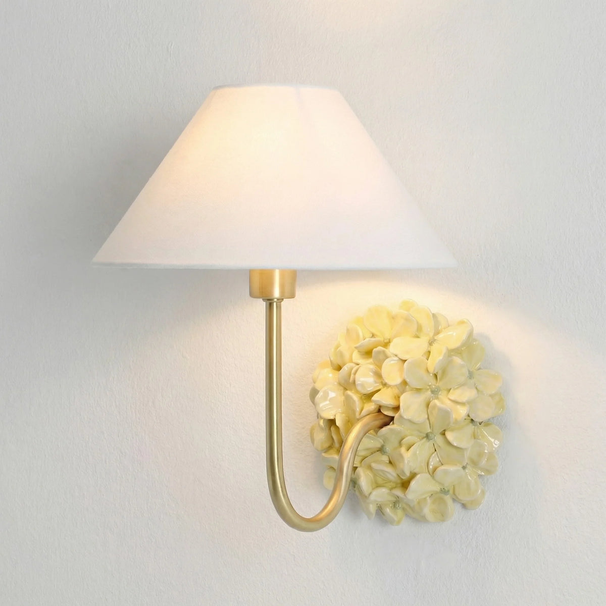 Vanya Floral Resin Wall Sconce