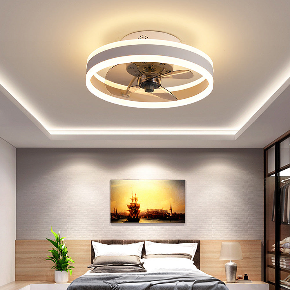 Round LED Ceiling Fan