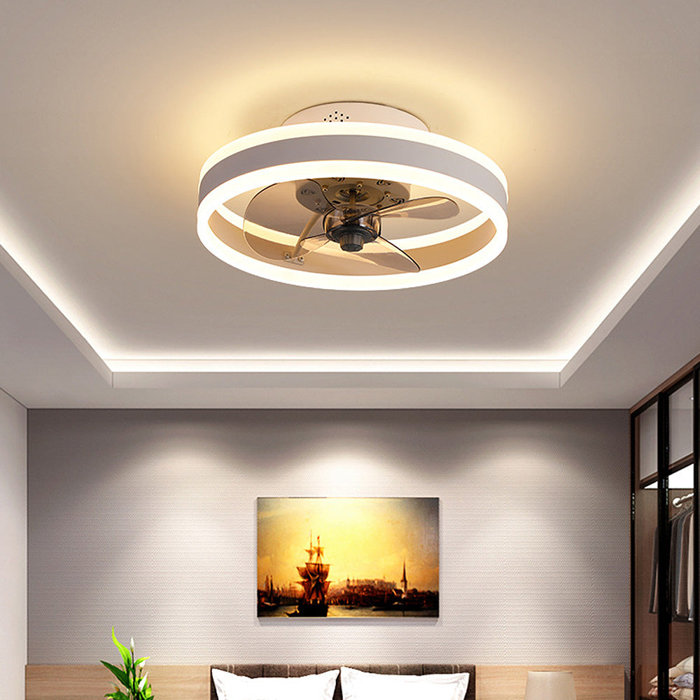 Round LED Ceiling Fan