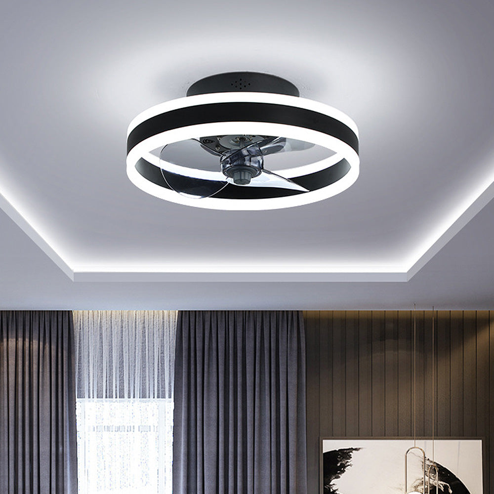 Round LED Ceiling Fan