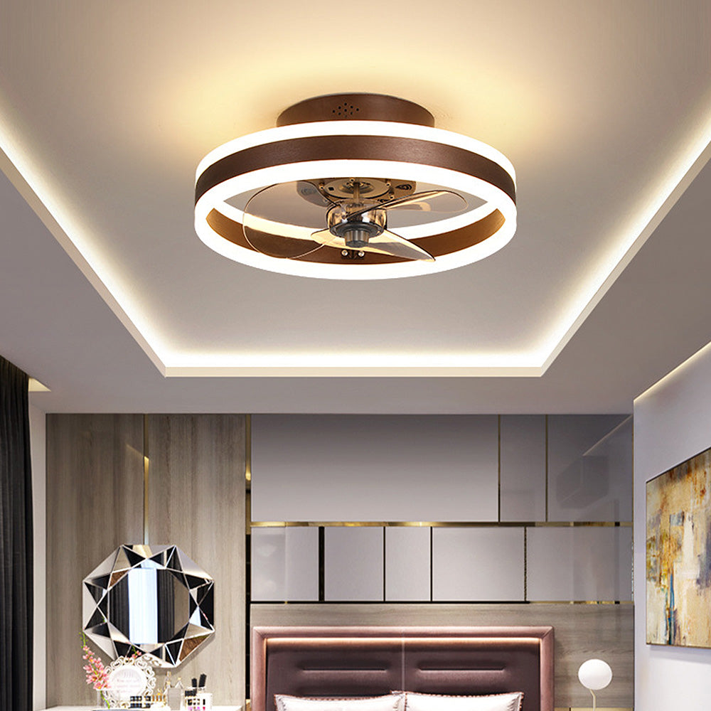 Round LED Ceiling Fan