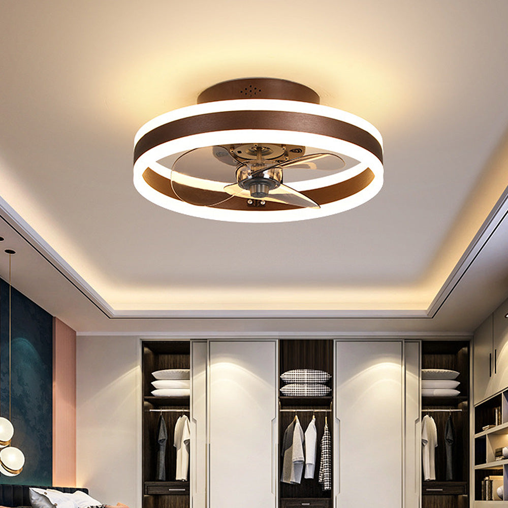 Round LED Ceiling Fan