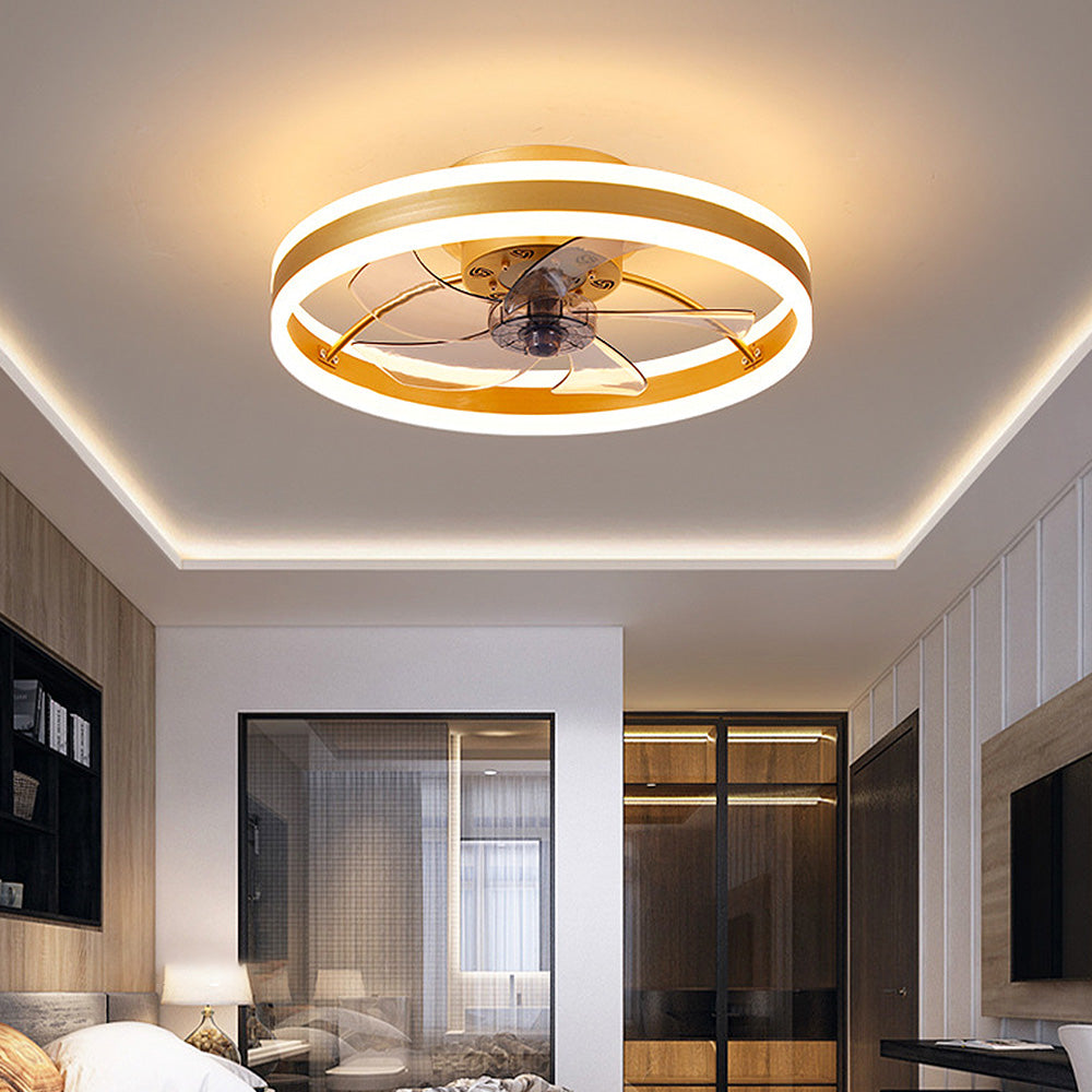 Round LED Ceiling Fan