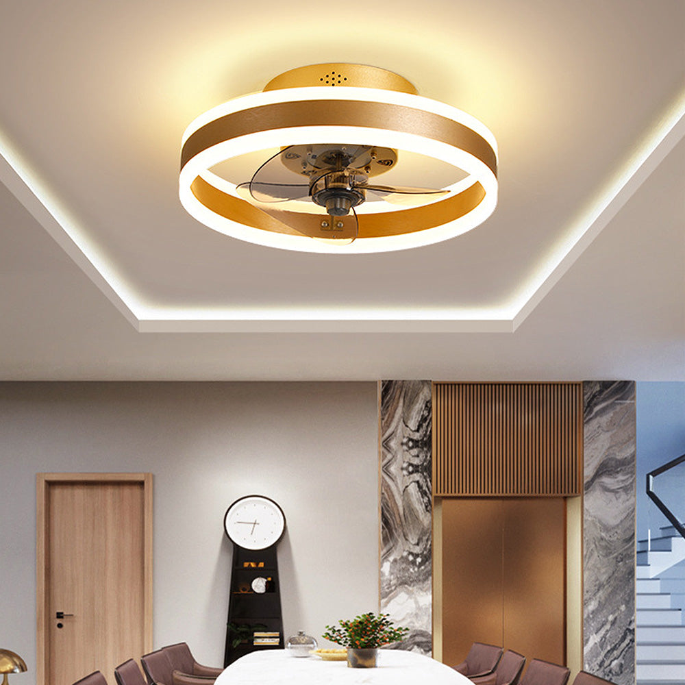 Round LED Ceiling Fan