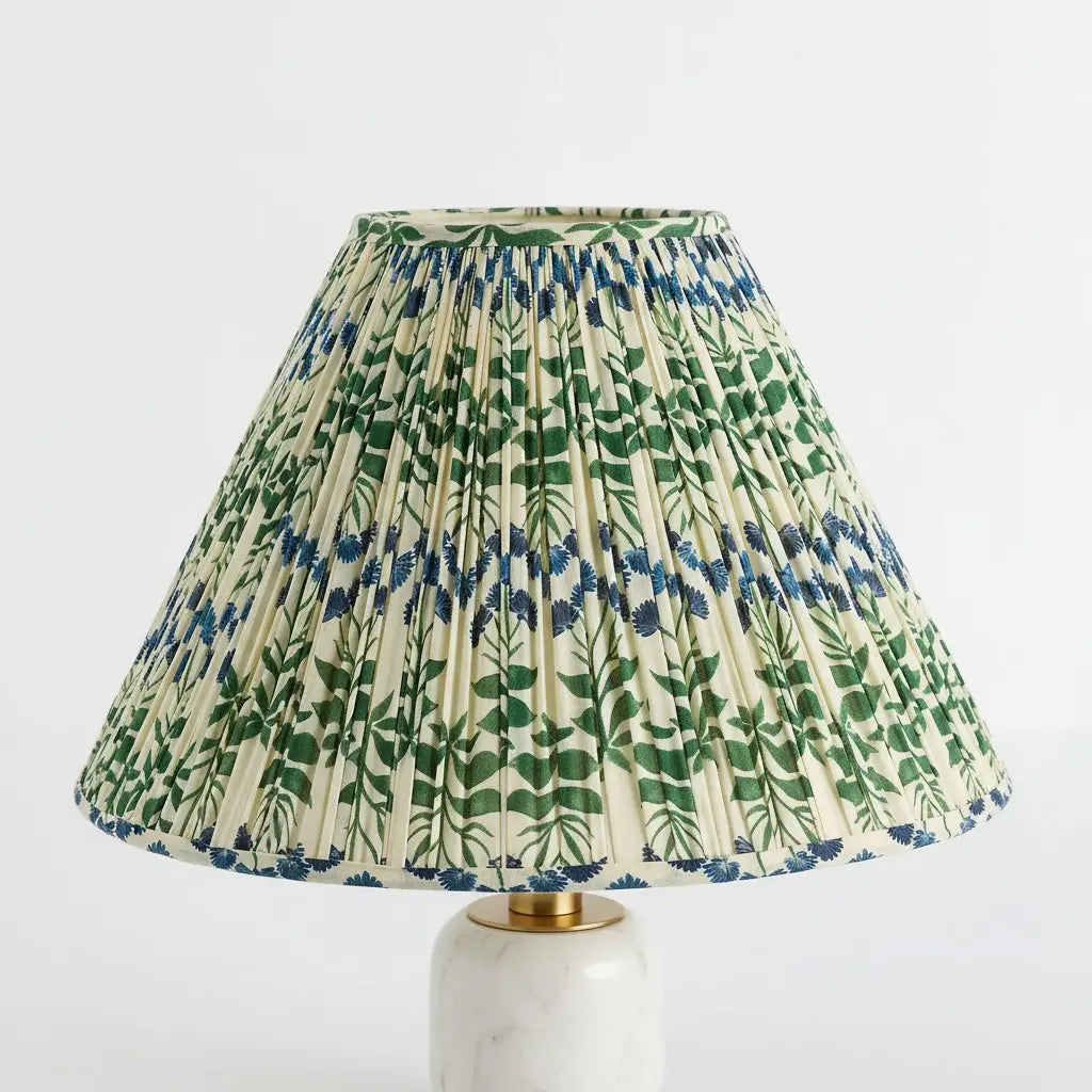 Verae Botanical Pleated Lamp Shade