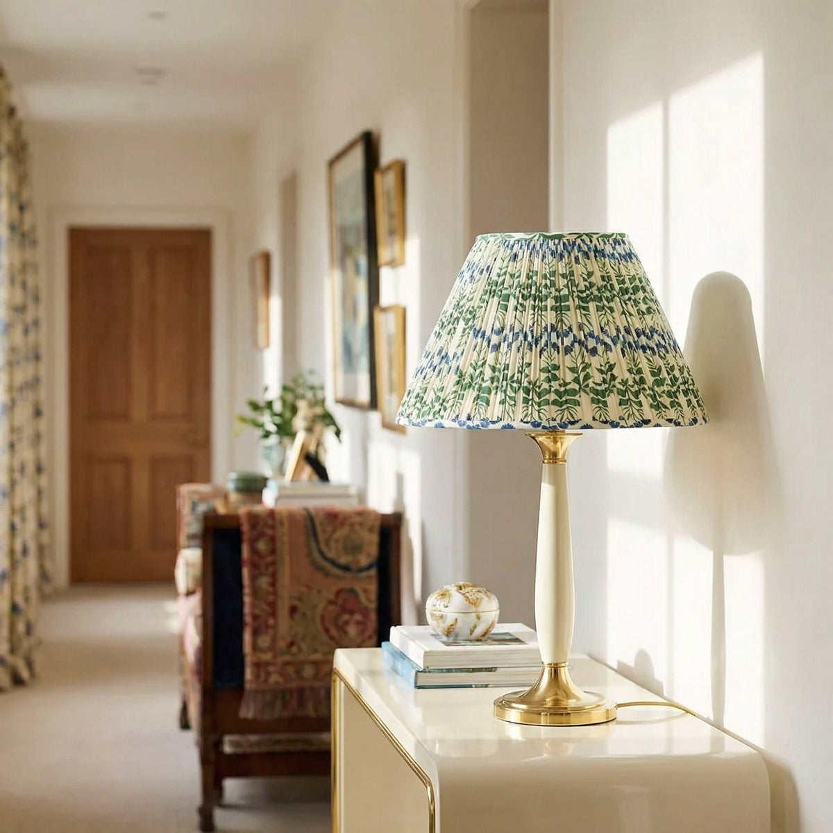 Verae Botanical Pleated Lamp Shade