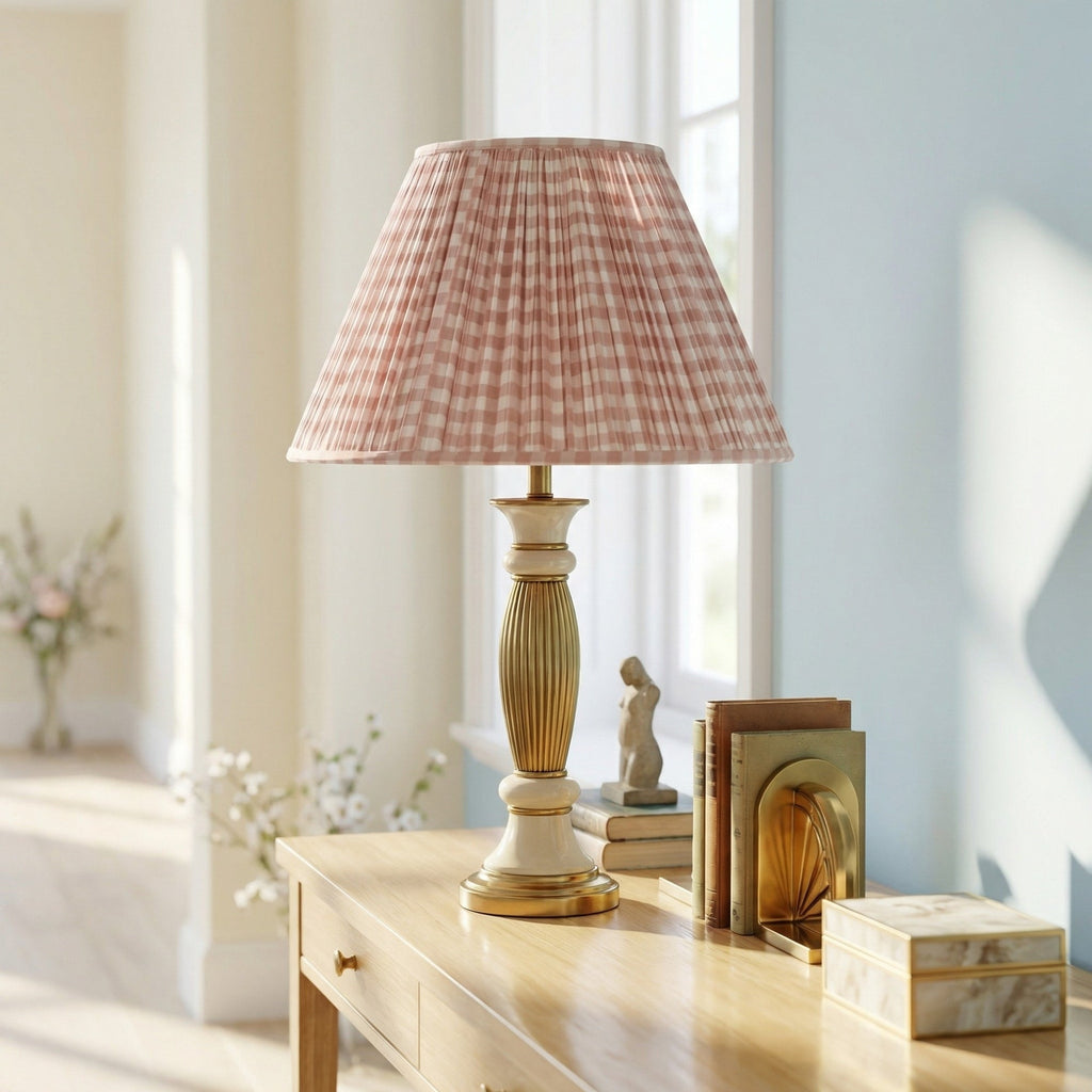 Verae Botanical Pleated Lamp Shade