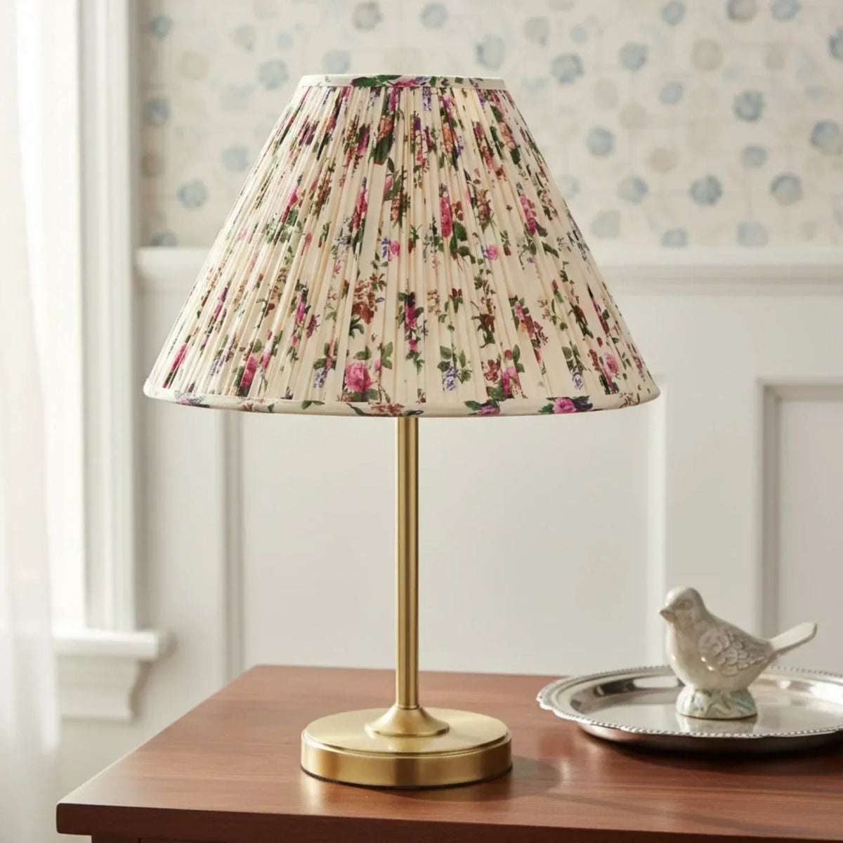 Verae Botanical Pleated Lamp Shade