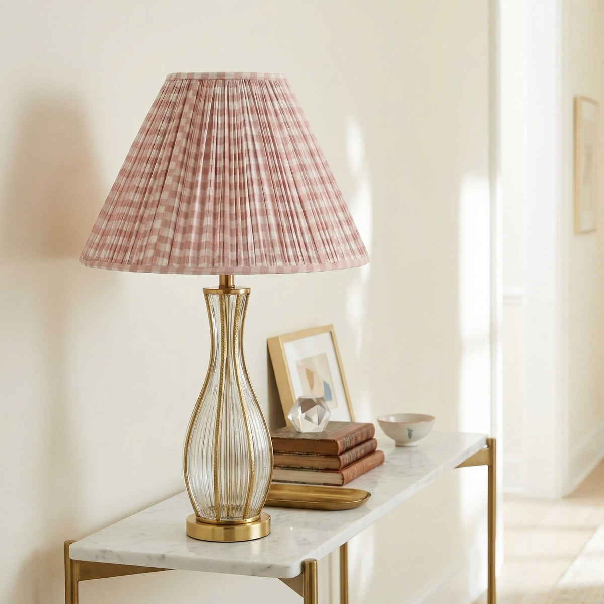 Verae Botanical Pleated Lamp Shade