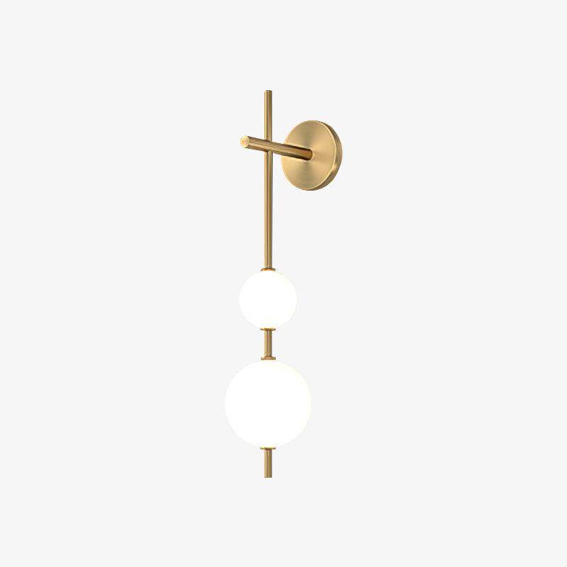 Vertical Globe Wall Light