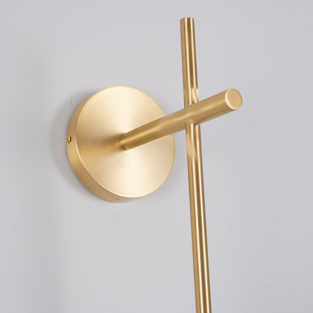 Vertical Globe Wall Light