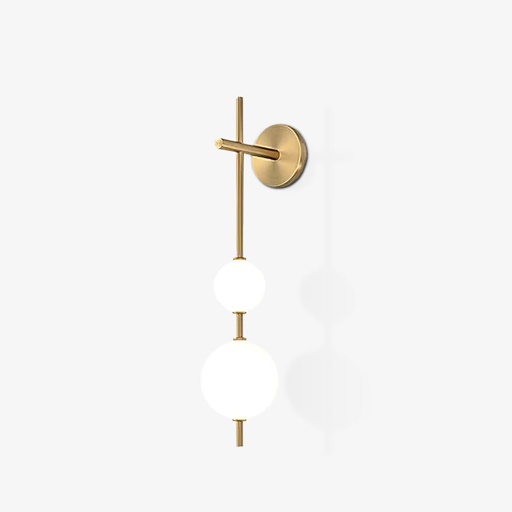 Vertical Globe Wall Light