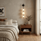 Vertical Globe Wall Light