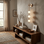 Vertical Globe Wall Light