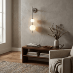 Vertical Globe Wall Light