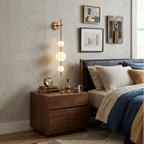 Vertical Globe Wall Light