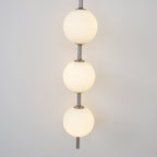 Vertical Globe Wall Light