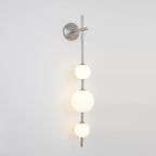 Vertical Globe Wall Light