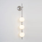 Vertical Globe Wall Light