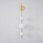 Vertical Globe Wall Light