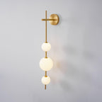 Vertical Globe Wall Light