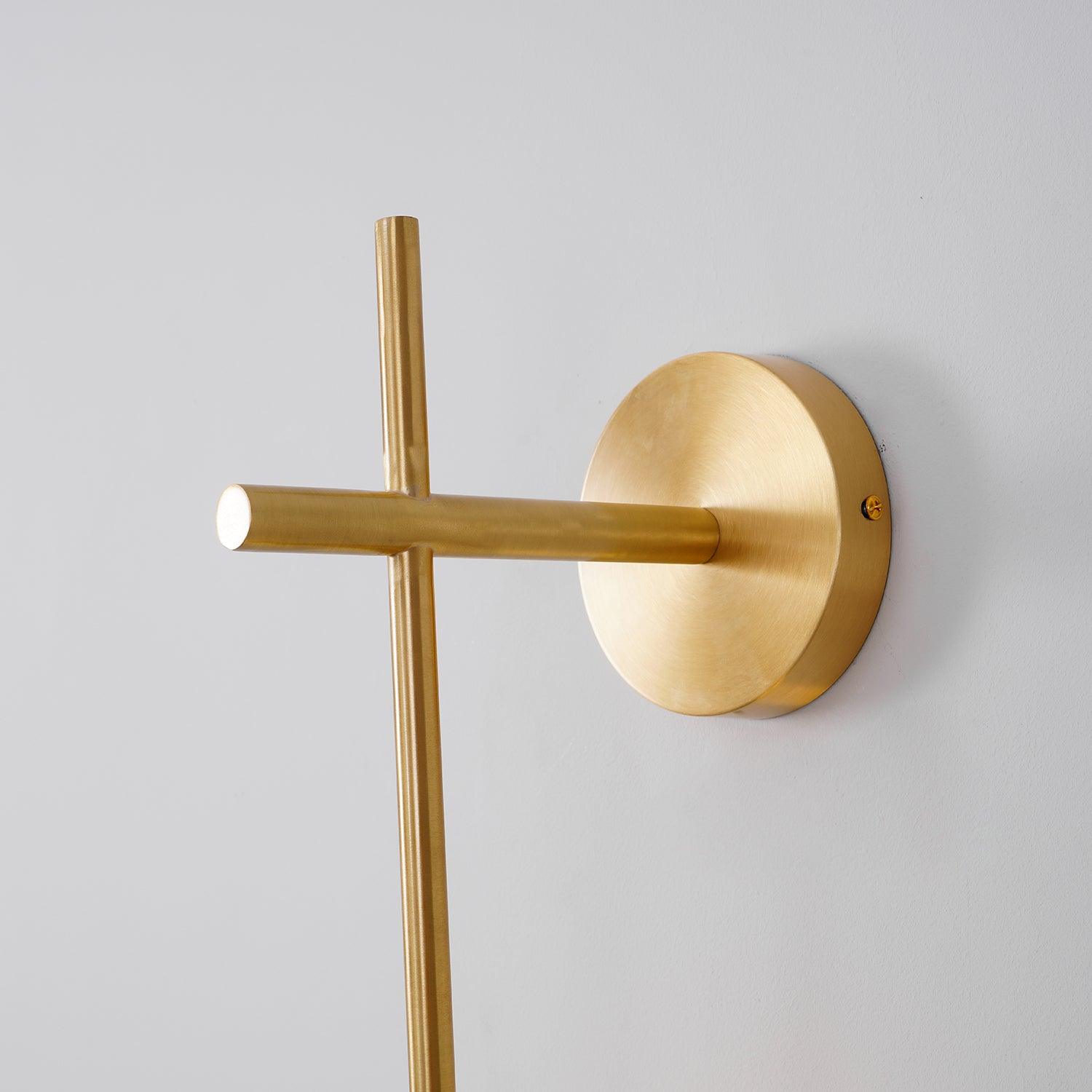 Vertical Globe Wall Light