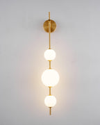 Vertical Globe Wall Light