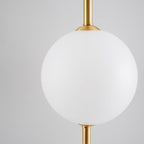 Vertical Globe Wall Light