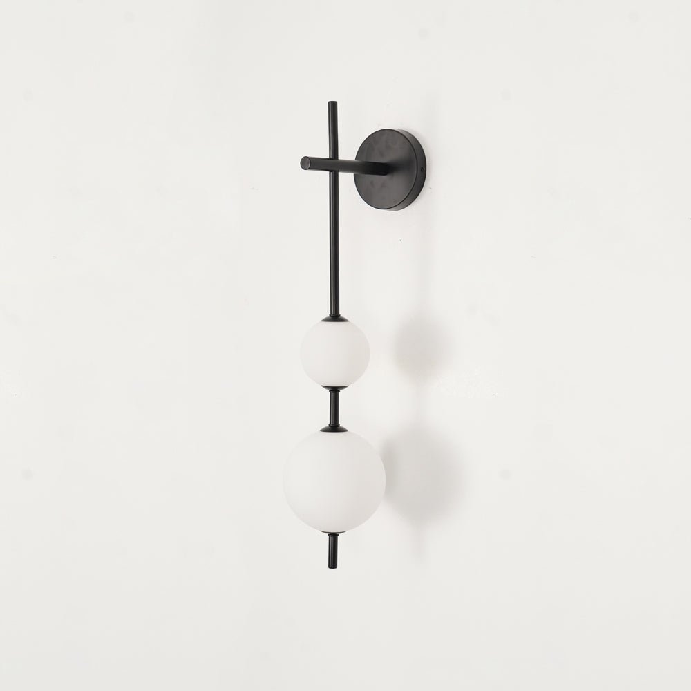 Vertical Globe Wall Light