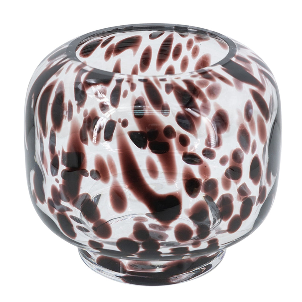 Abstract Glass Accent Vase