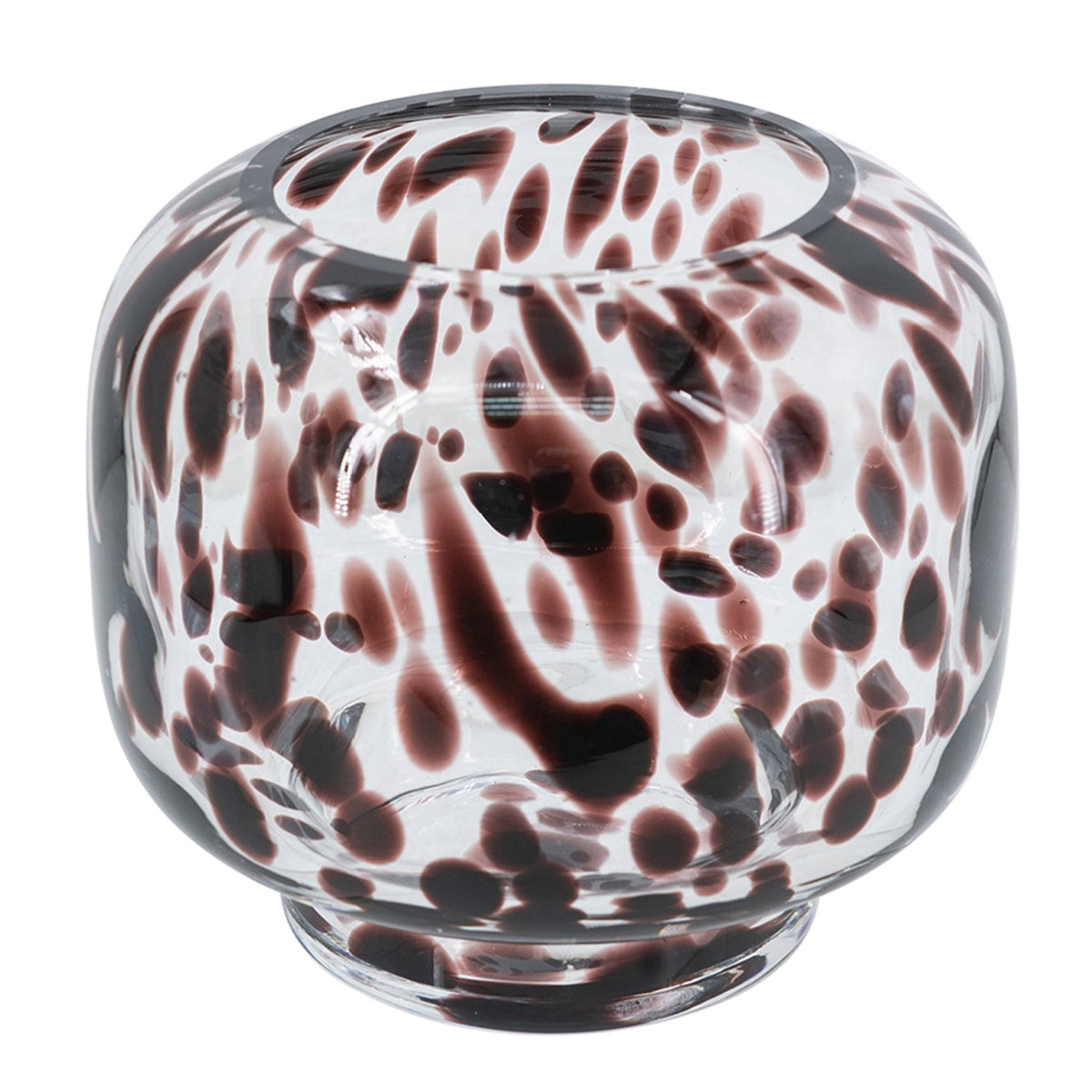 Abstract Glass Accent Vase