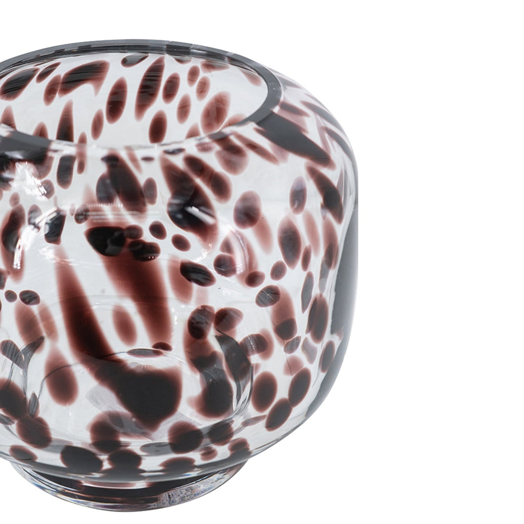 Abstract Glass Accent Vase