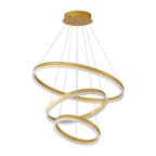 Three-Ring LED Pendant Light