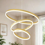 Three-Ring LED Pendant Light