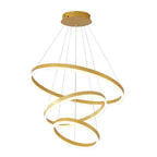 Three-Ring LED Pendant Light