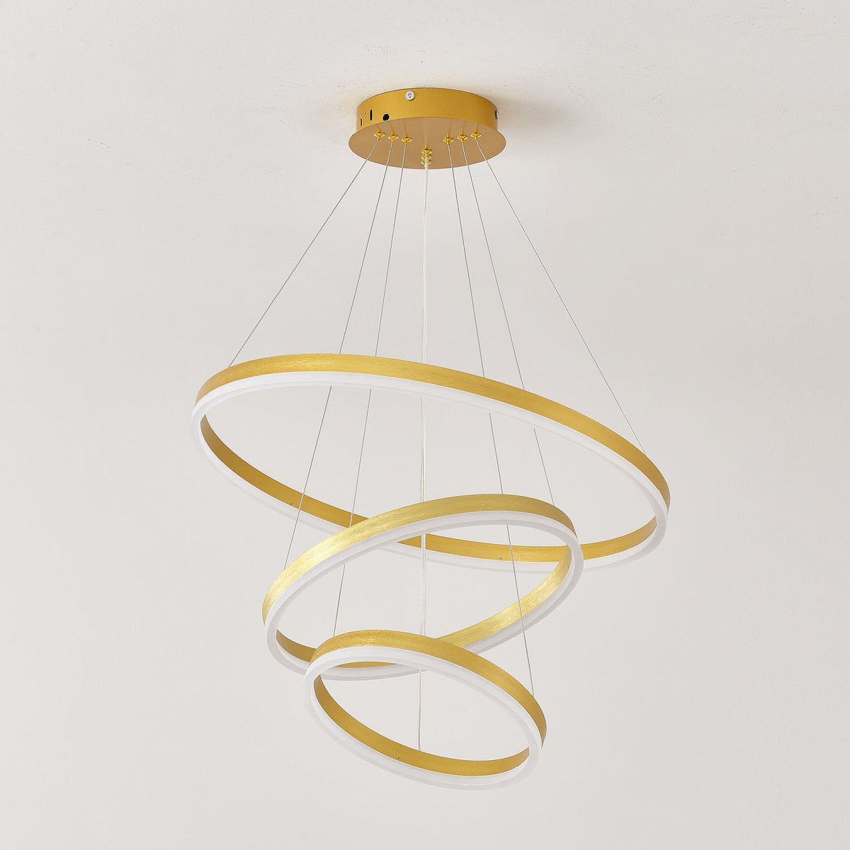 Three-Ring LED Pendant Light