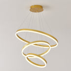 Three-Ring LED Pendant Light