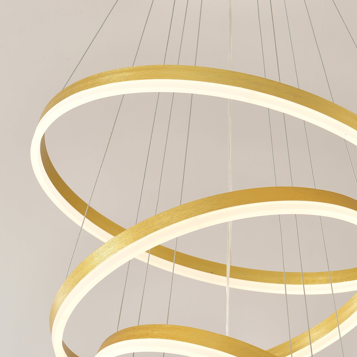 Three-Ring LED Pendant Light