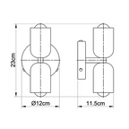 Clarion Up & Down Wall Light