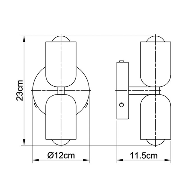 Clarion Up & Down Wall Light