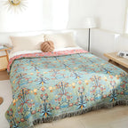 Wild Petal Reversible Cotton Throw