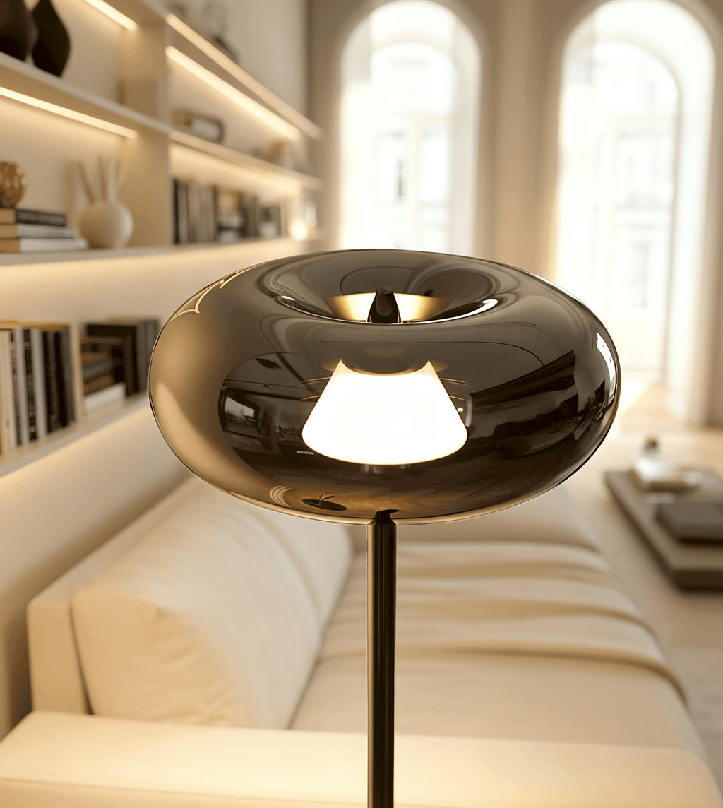 Lumira Dimmable LED Floor Lamp – Modern Metal Design with Adjustable Brightness