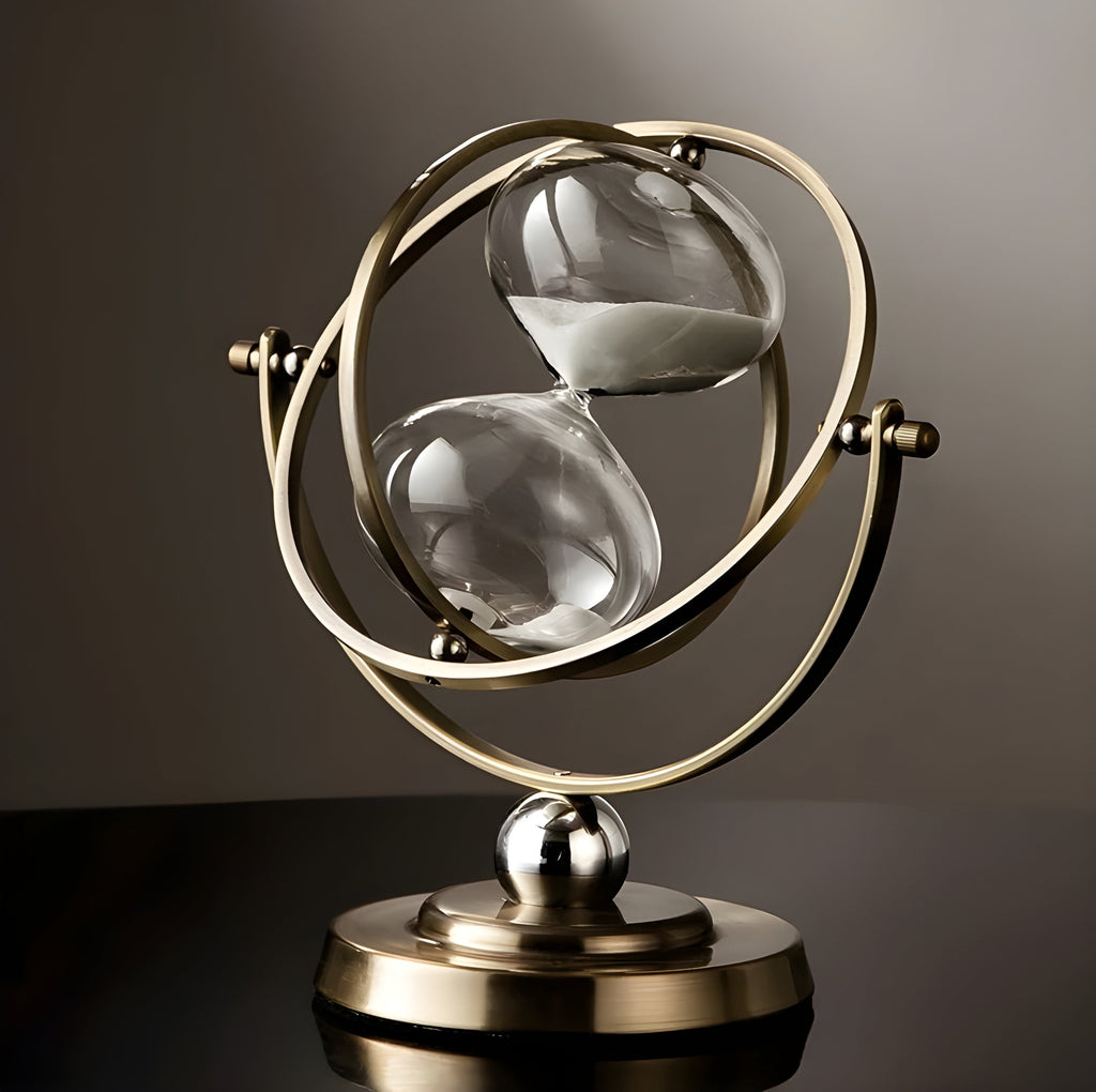 Elegant Hourglass Clock