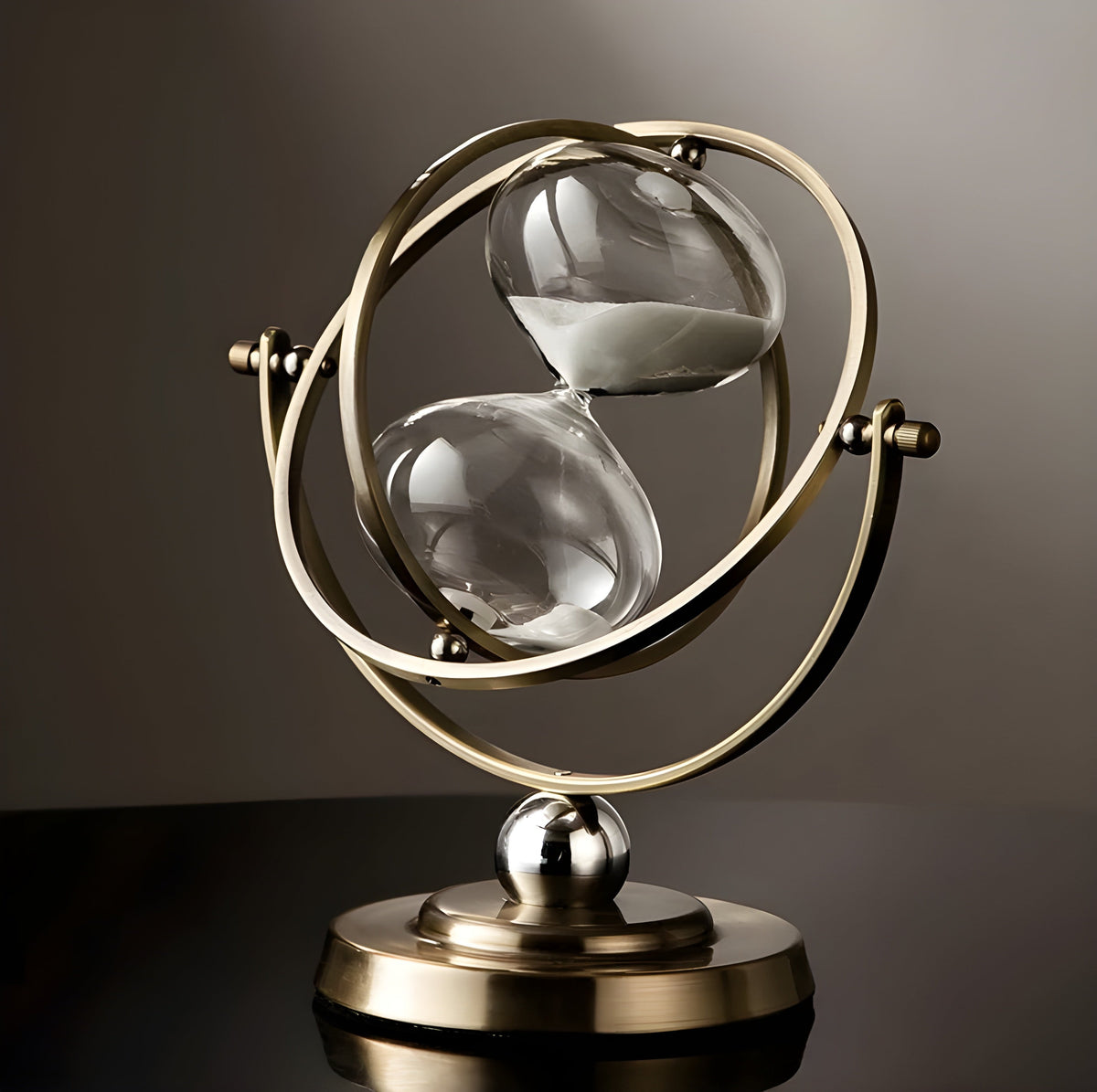 Elegant Hourglass Clock